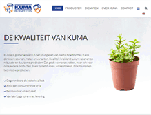 Tablet Screenshot of kumaplastics.nl